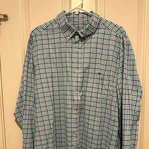 Vineyard Vines On The Go Performance  Dress Shirt XL